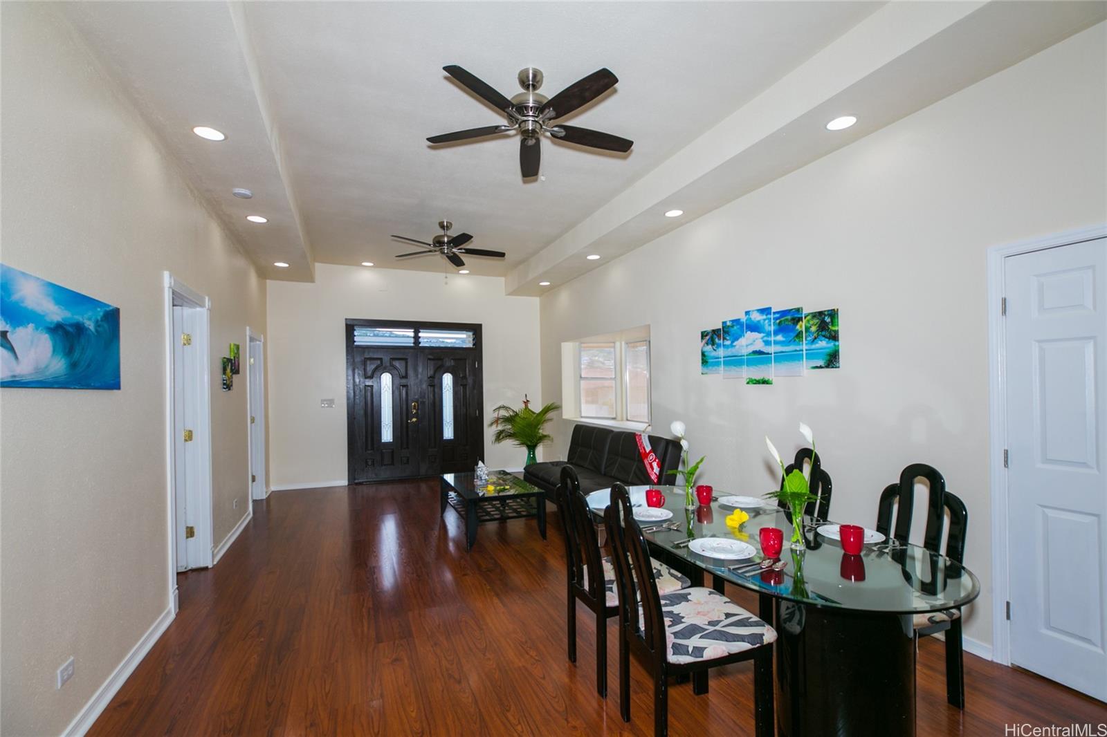 3741 Harding Avenue Honolulu, HI 96816 - Photo 6 of 24 a view of a dining room with furniture and wooden floor