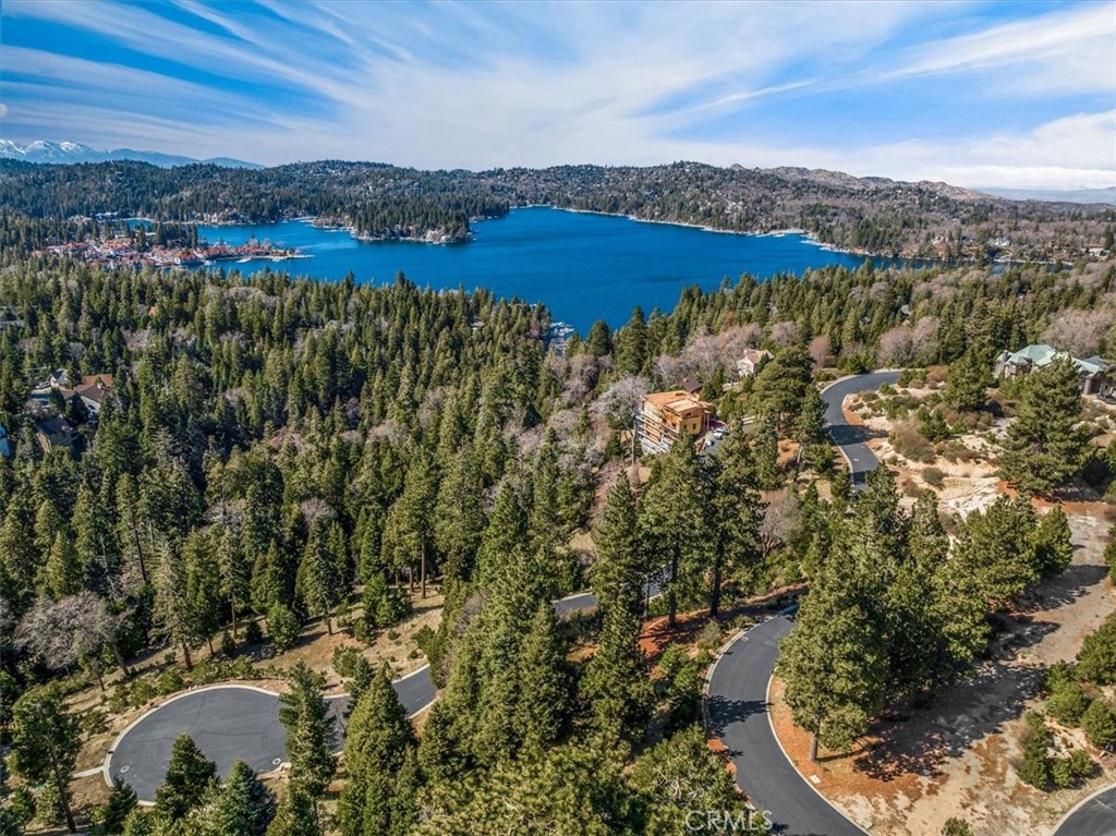 109 Mill Pond Road Lake Arrowhead, CA 92352 - Photo 9 of 43 a view of a city with mountains in the background