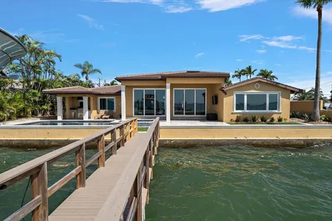 a view of a lake from a balcony