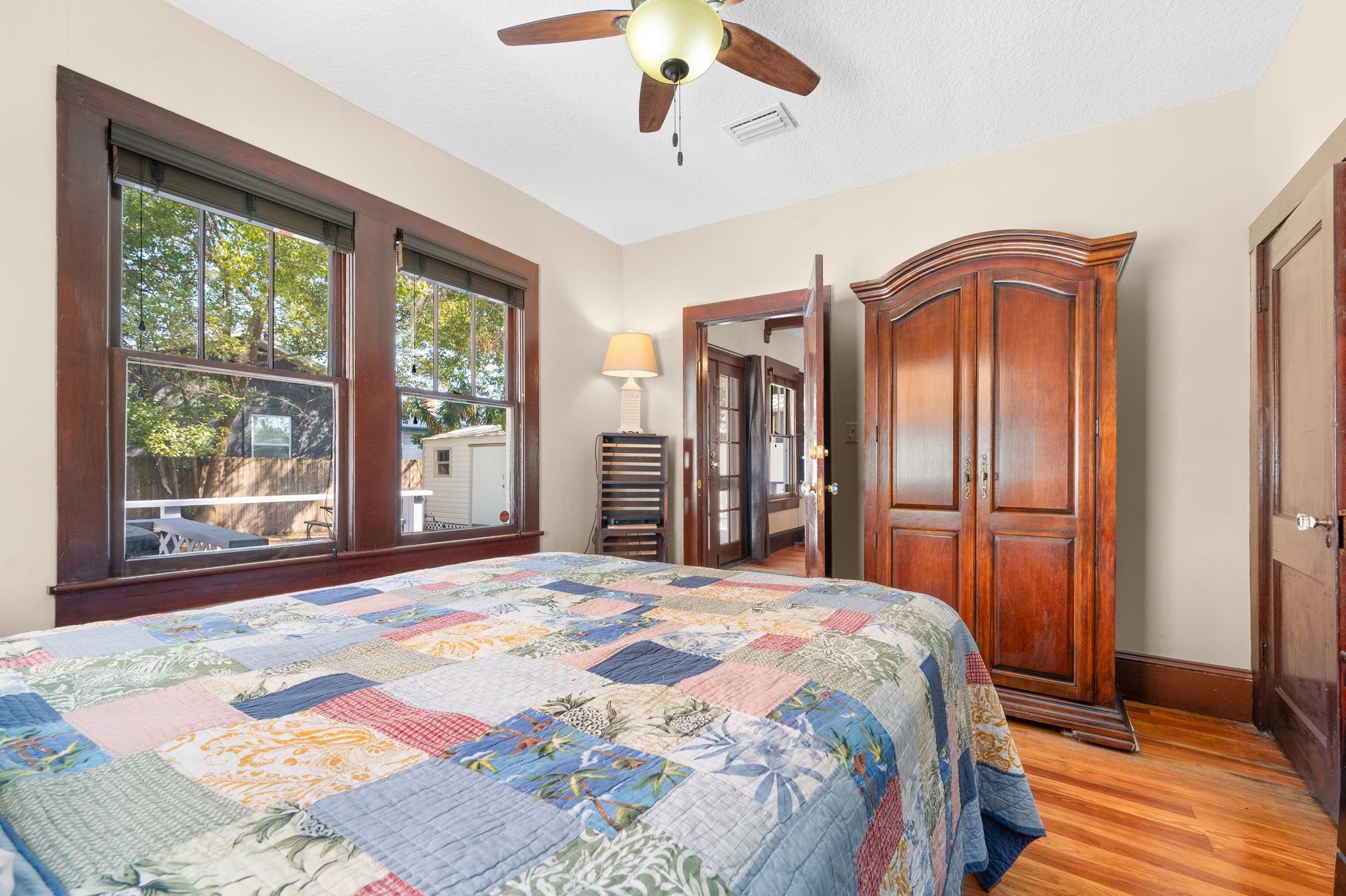59 Lewis Boulevard St. Augustine, FL 32084 - Photo 24 of 75 Bedroom featuring light wood-style floors and ceiling fan