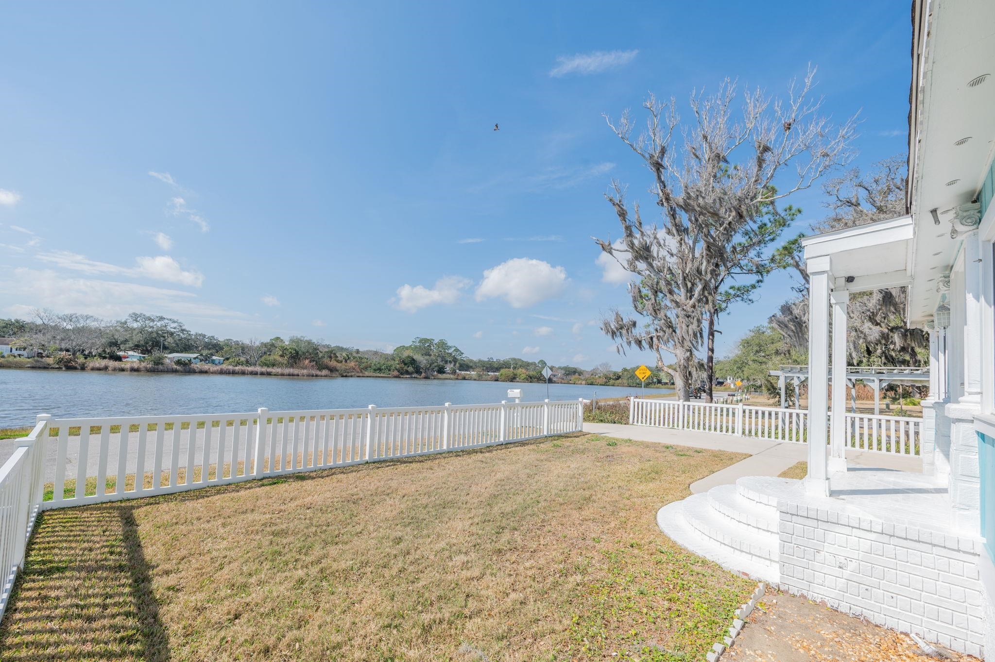59 Lewis Boulevard St. Augustine, FL 32084 - Photo 58 of 75 Fenced front with a water view