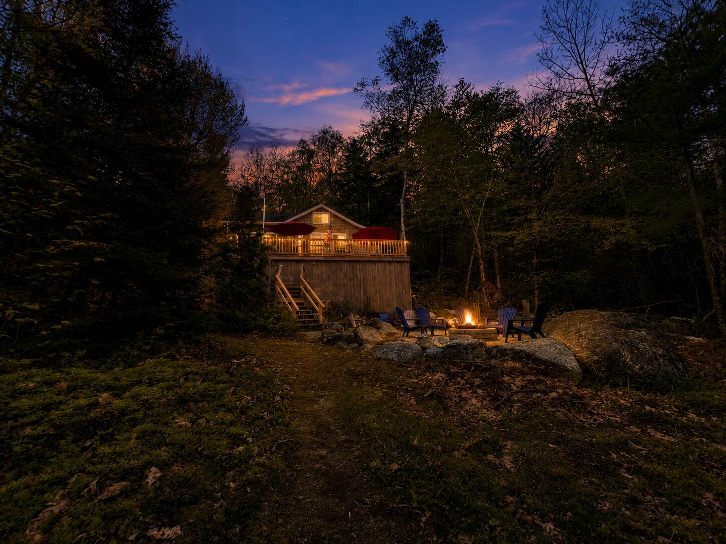 687 West Shore Road Otis, ME 04605 - Photo 39 of 55 Twilight photo