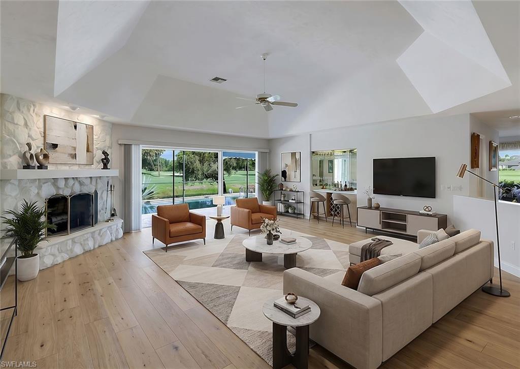 2227 Regal Way Naples, FL 34110 - Photo 8 of 34 Living Room Virtual Staged