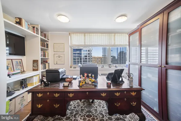 a room with storage and utility