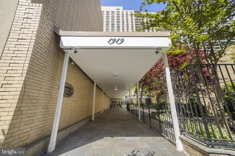 a view of an entryway door front of house
