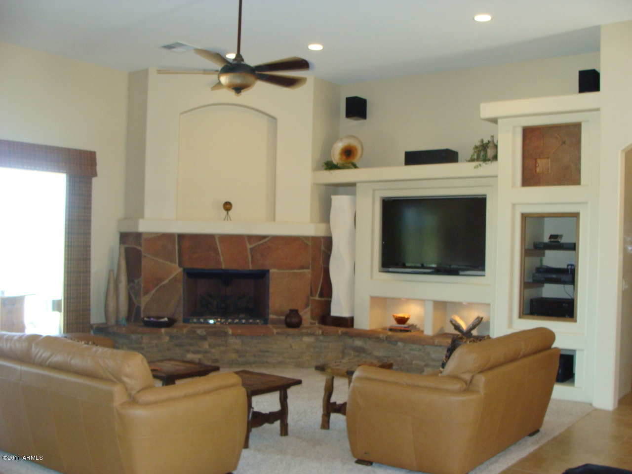 1720 West Irvine Road Phoenix, AZ 85086 - Photo 5 of 35 Great Room with Fireplace