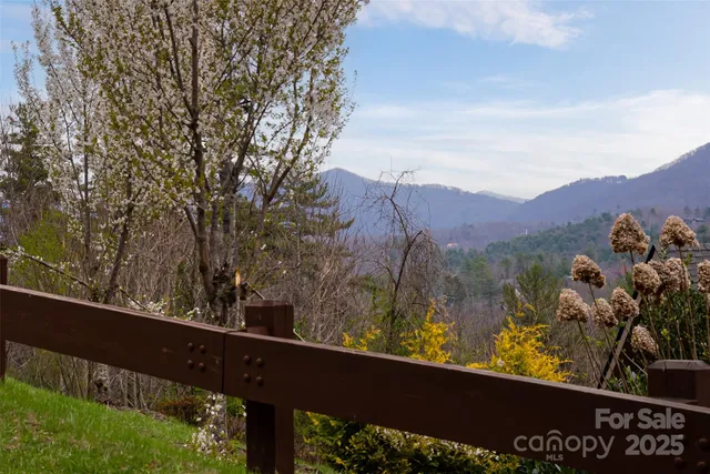 a view of a city from a balcony