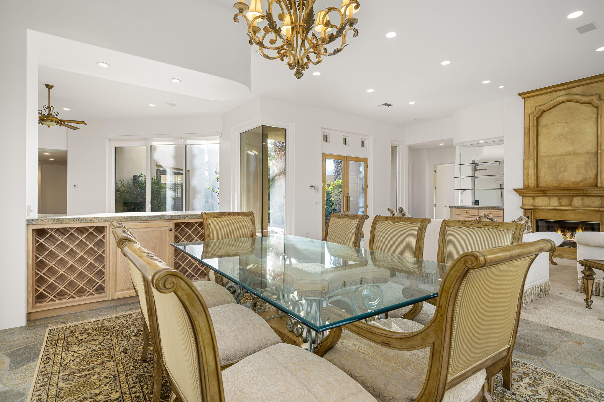 55770 Cherry Hills Drive La Quinta, CA 92253 - Photo 23 of 43 a living room with furniture and a flat screen tv