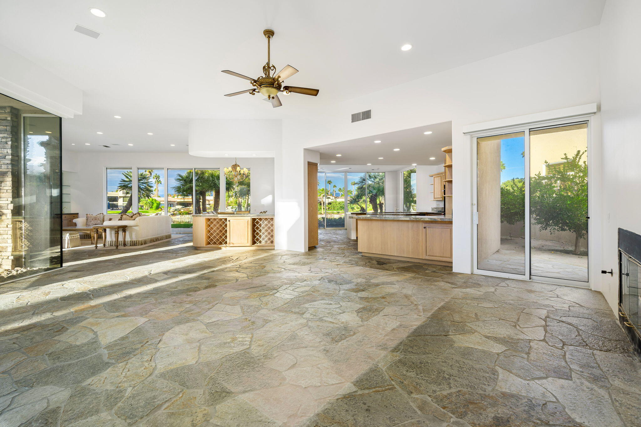 55770 Cherry Hills Drive La Quinta, CA 92253 - Photo 25 of 43 a view of a living room and a garage
