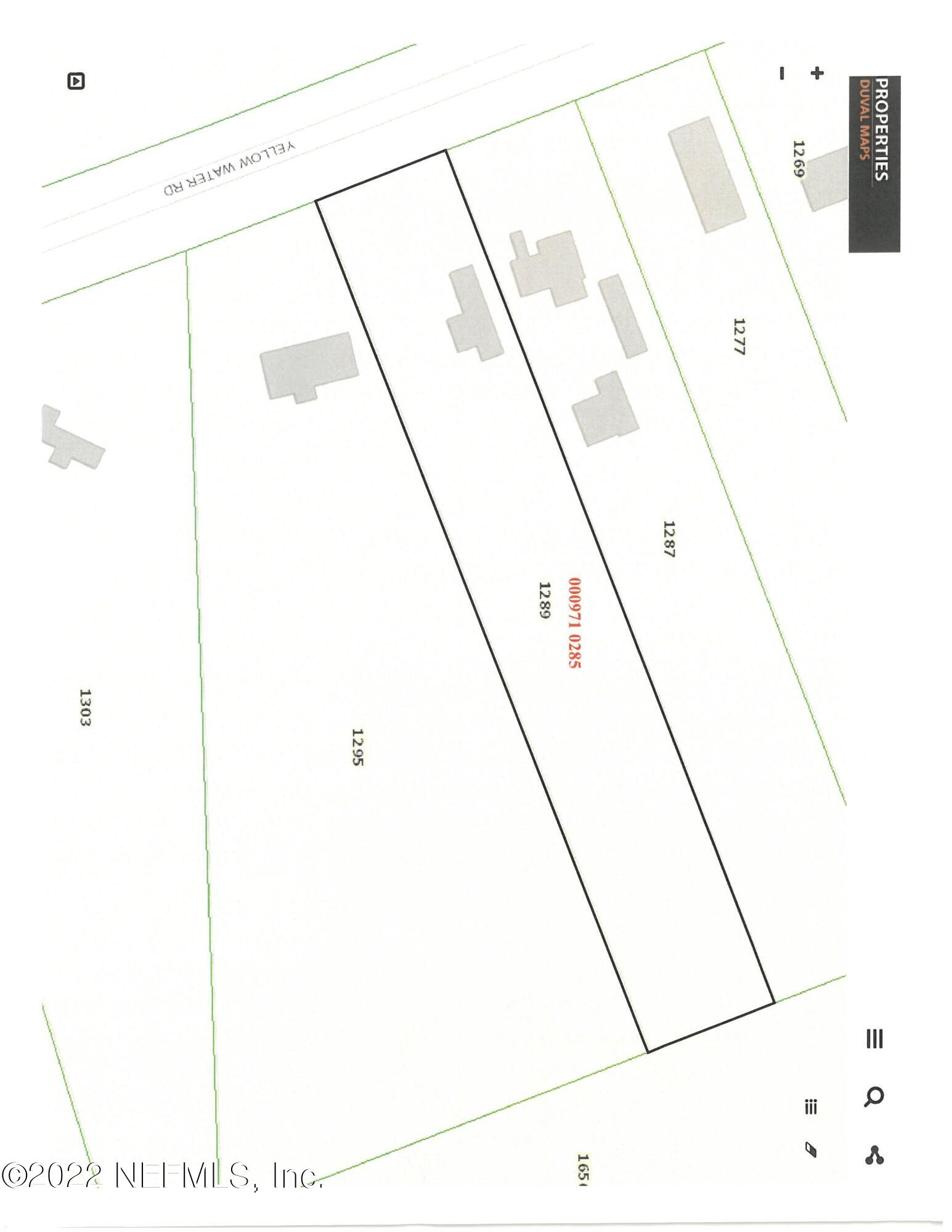 1289 Yellow Water Road Jacksonville, FL 32234 - Photo 1 of 26 4-6-22 Lot Layout