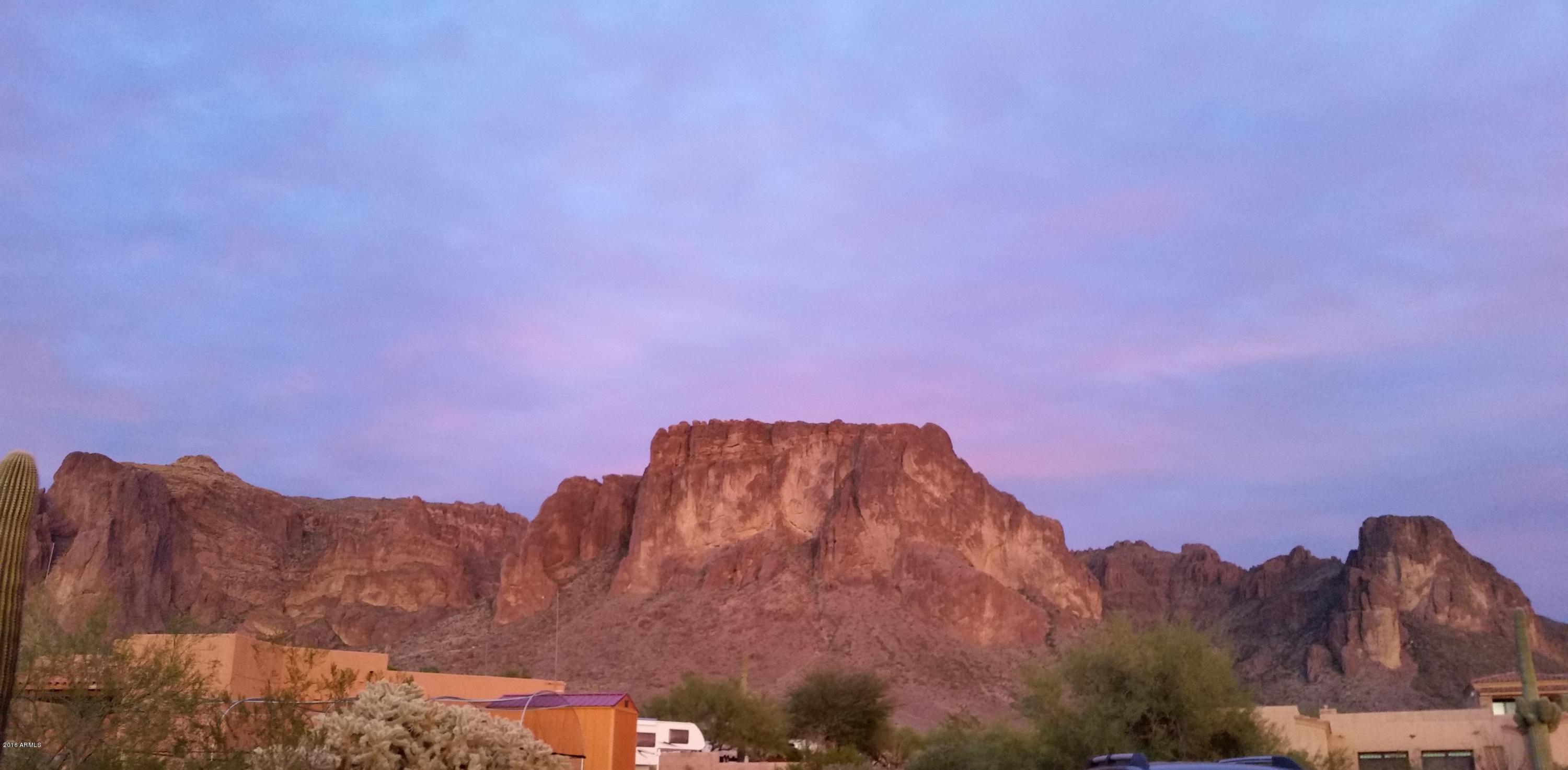 2110 North Sunset Road Apache Junction, AZ 85119 - Photo 35 of 35 Superstition mountain from front of hous