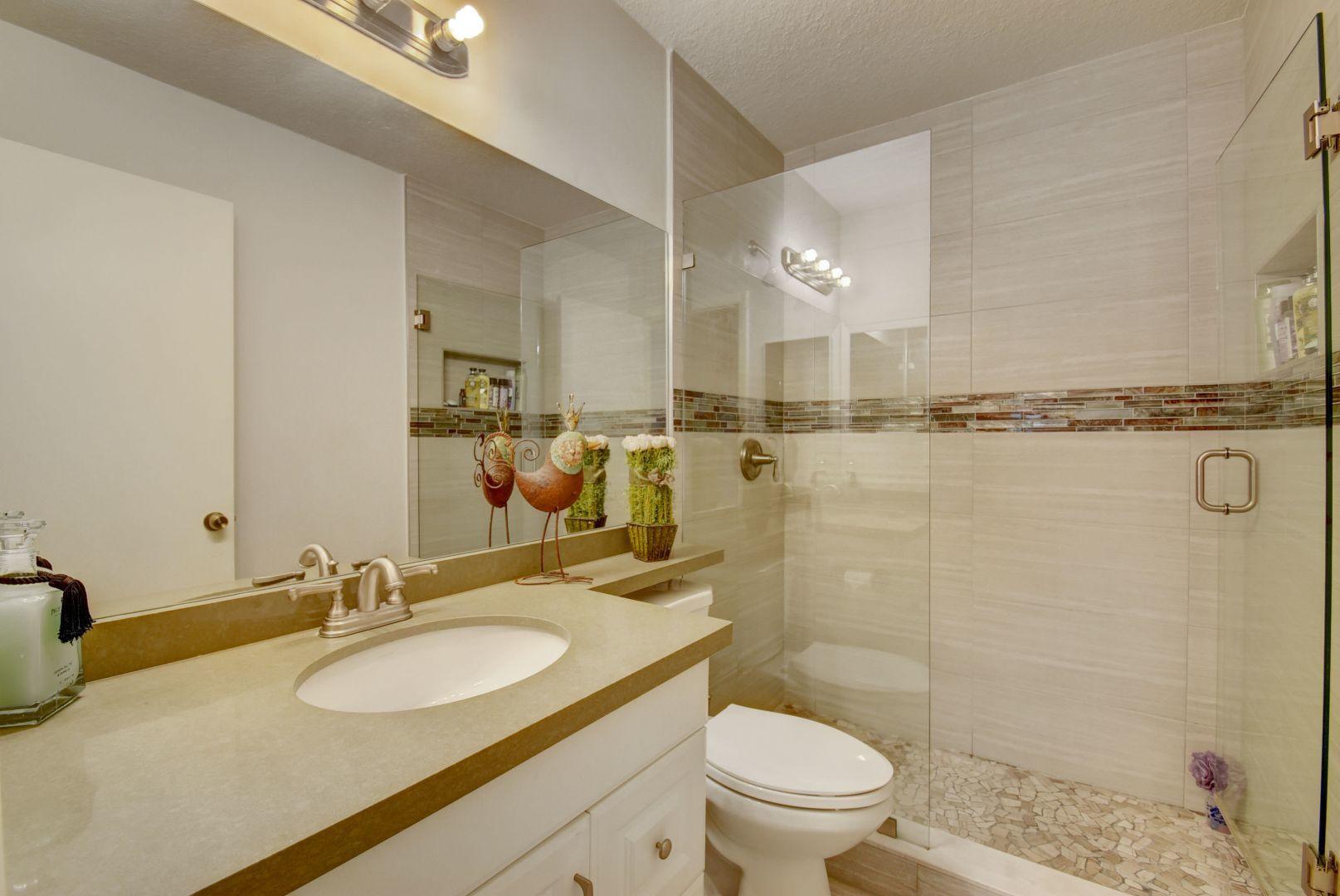 22710 Vistawood Way Boca Raton, FL 33428 - Photo 16 of 27 Renovated Guest Bath
