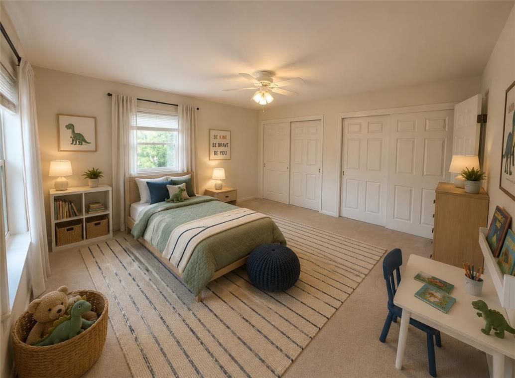 4074 Old Sentry Road Allentown, PA 18104 - Photo 42 of 55 A tranquil bedroom with a warm ambiance featuring ample closet space and plush carpeting.