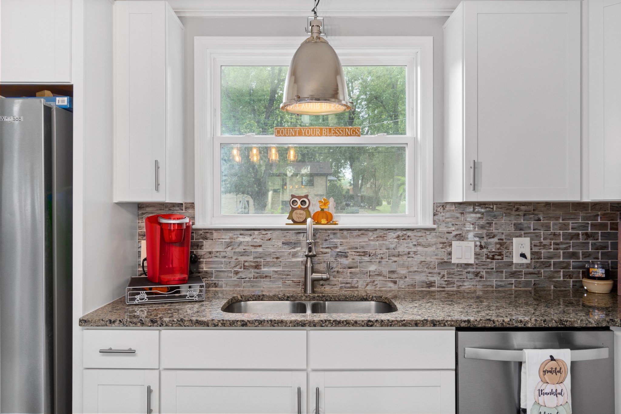 2158 Post Road Clarksville, TN 37043 - Photo 13 of 30 a kitchen with a granite countertop sink and a granite counter tops