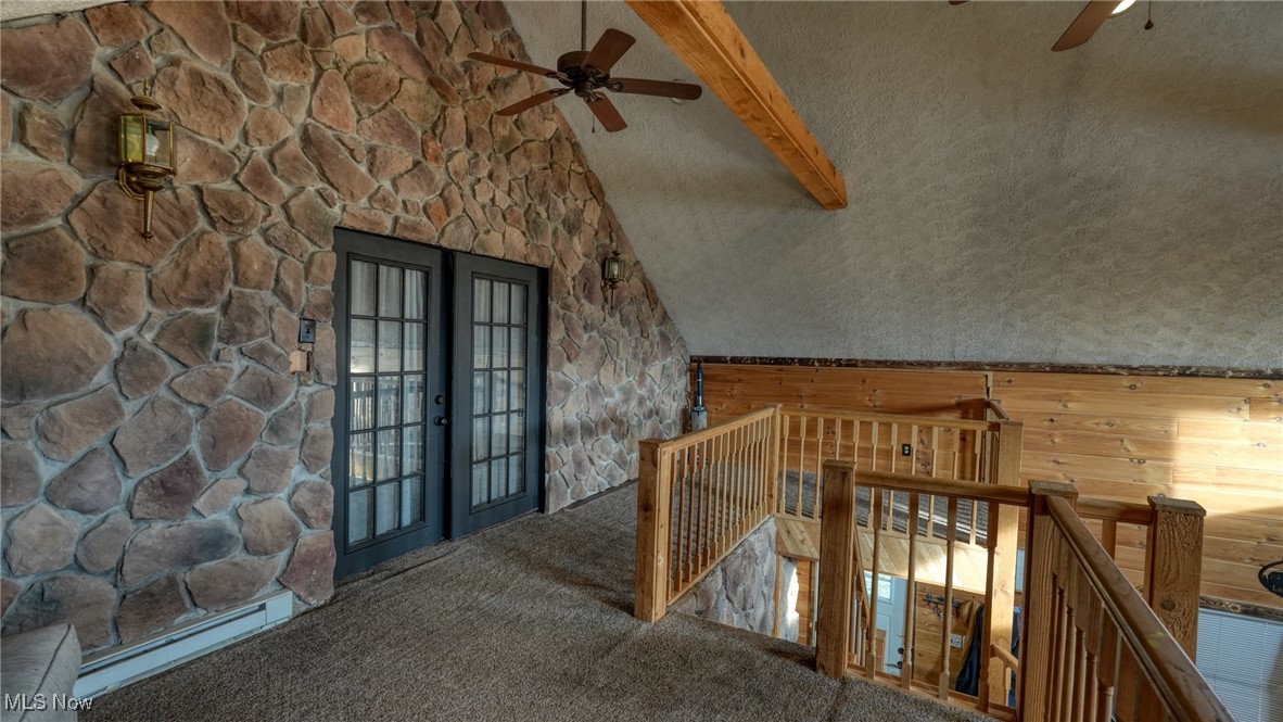 8498 Euga Road Newcomerstown, OH 43832 - Photo 25 of 49 Doorway to property featuring ceiling fan and french doors