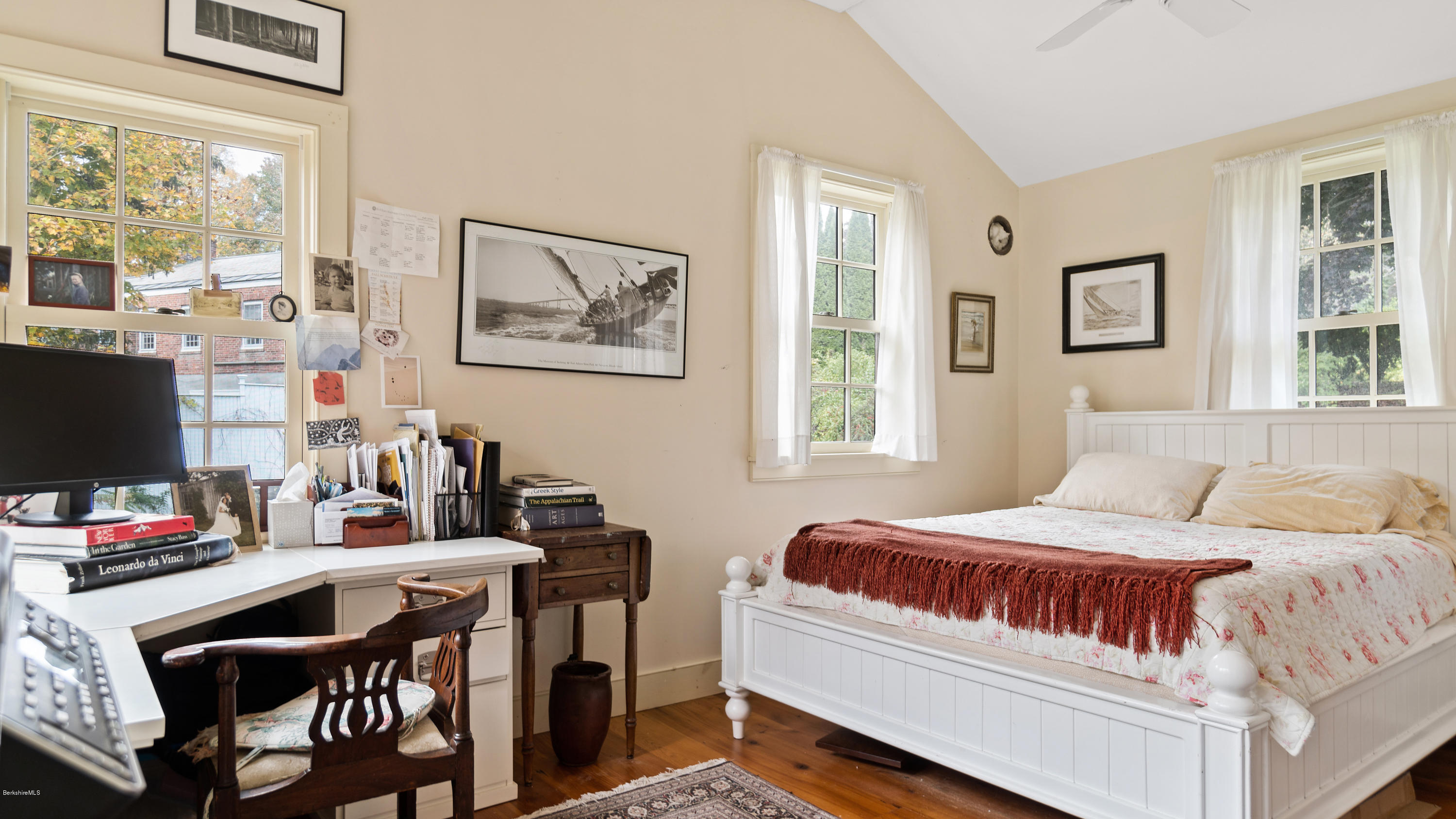 1204 Ashley Falls Road Sheffield, MA 01257 - Photo 22 of 55 a bedroom with a bed and a window