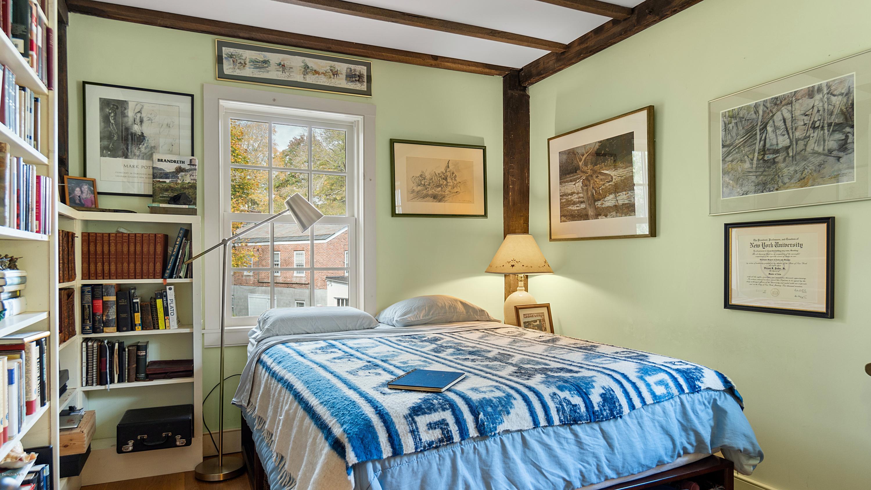 1204 Ashley Falls Road Sheffield, MA 01257 - Photo 25 of 55 a bedroom with a bed and a window