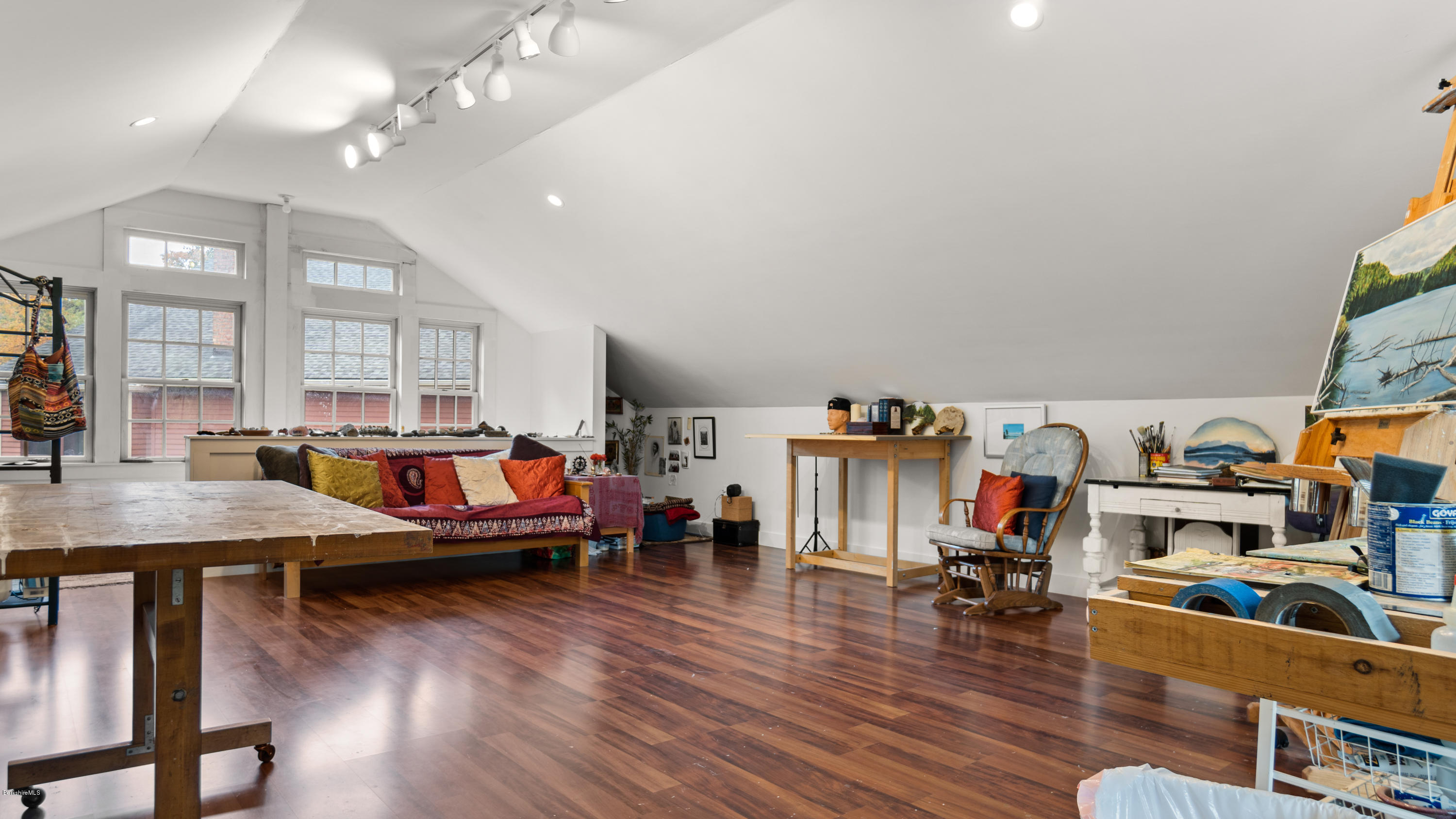 1204 Ashley Falls Road Sheffield, MA 01257 - Photo 33 of 55 a room with furniture and a view of kitchen