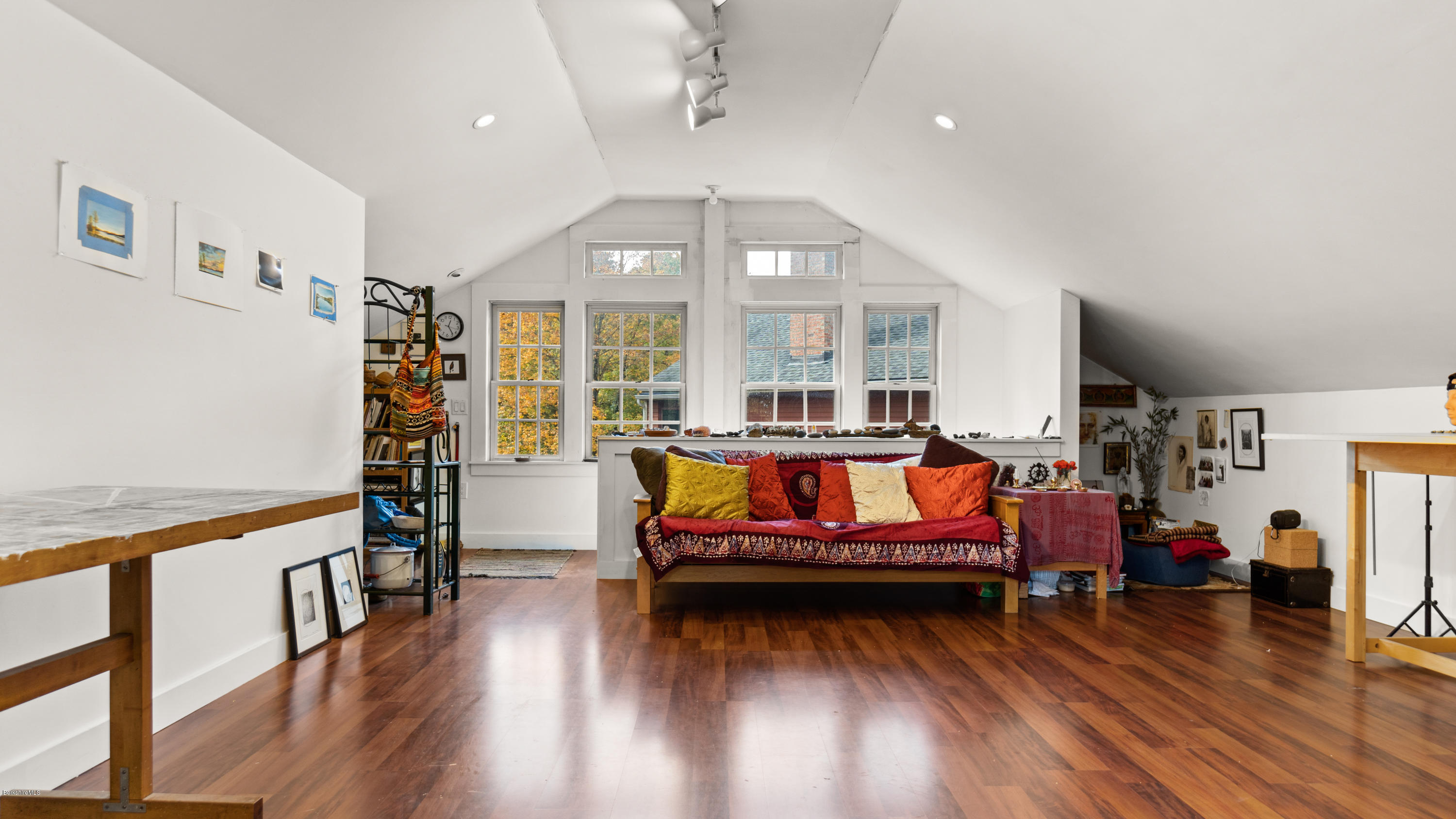 1204 Ashley Falls Road Sheffield, MA 01257 - Photo 35 of 55 a living room with furniture and a wooden floor