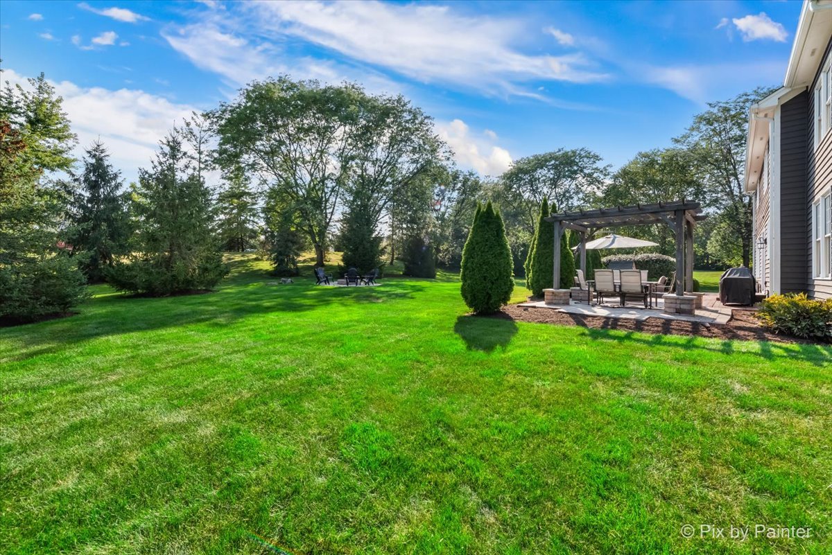 36W575 Bristol Road St. Charles, IL 60175 - Photo 49 of 58 a view of a table and chairs in the garden