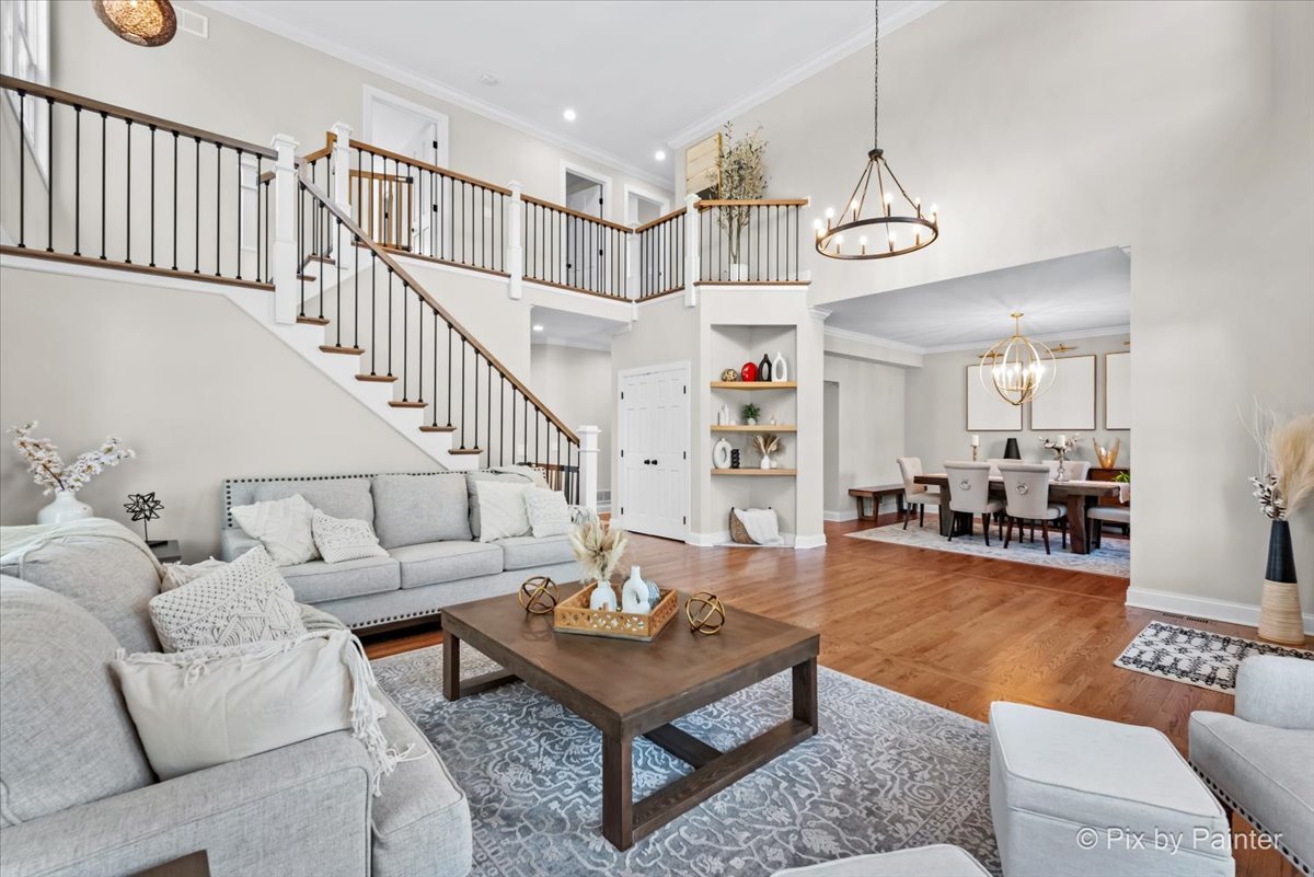 36W575 Bristol Road St. Charles, IL 60175 - Photo 9 of 58 a living room with furniture and wooden floor