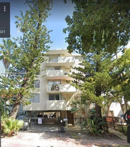 a front view of a building