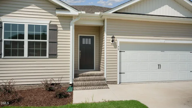 a view of front door and windows