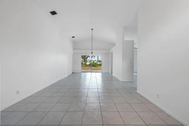 a hallway with a window