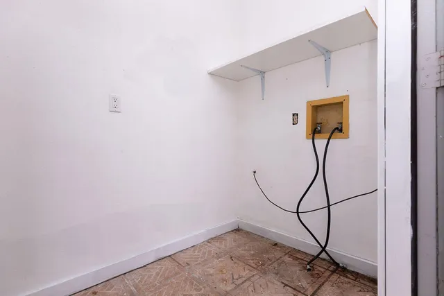 a backyard of a house