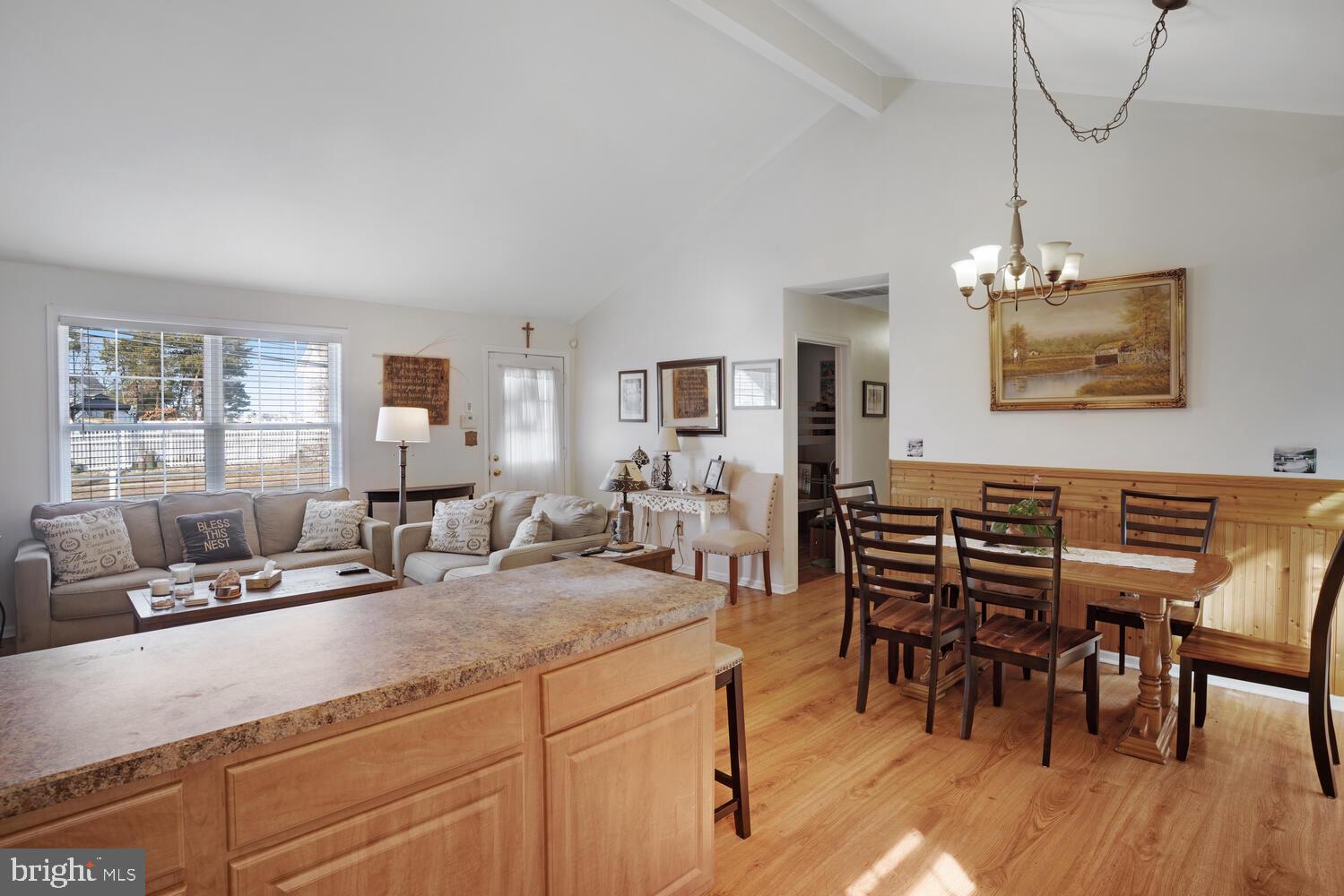 1321 Radio Road Little Egg Harbor, NJ 08087 - Photo 17 of 32 a view of dining room and wooden floor
