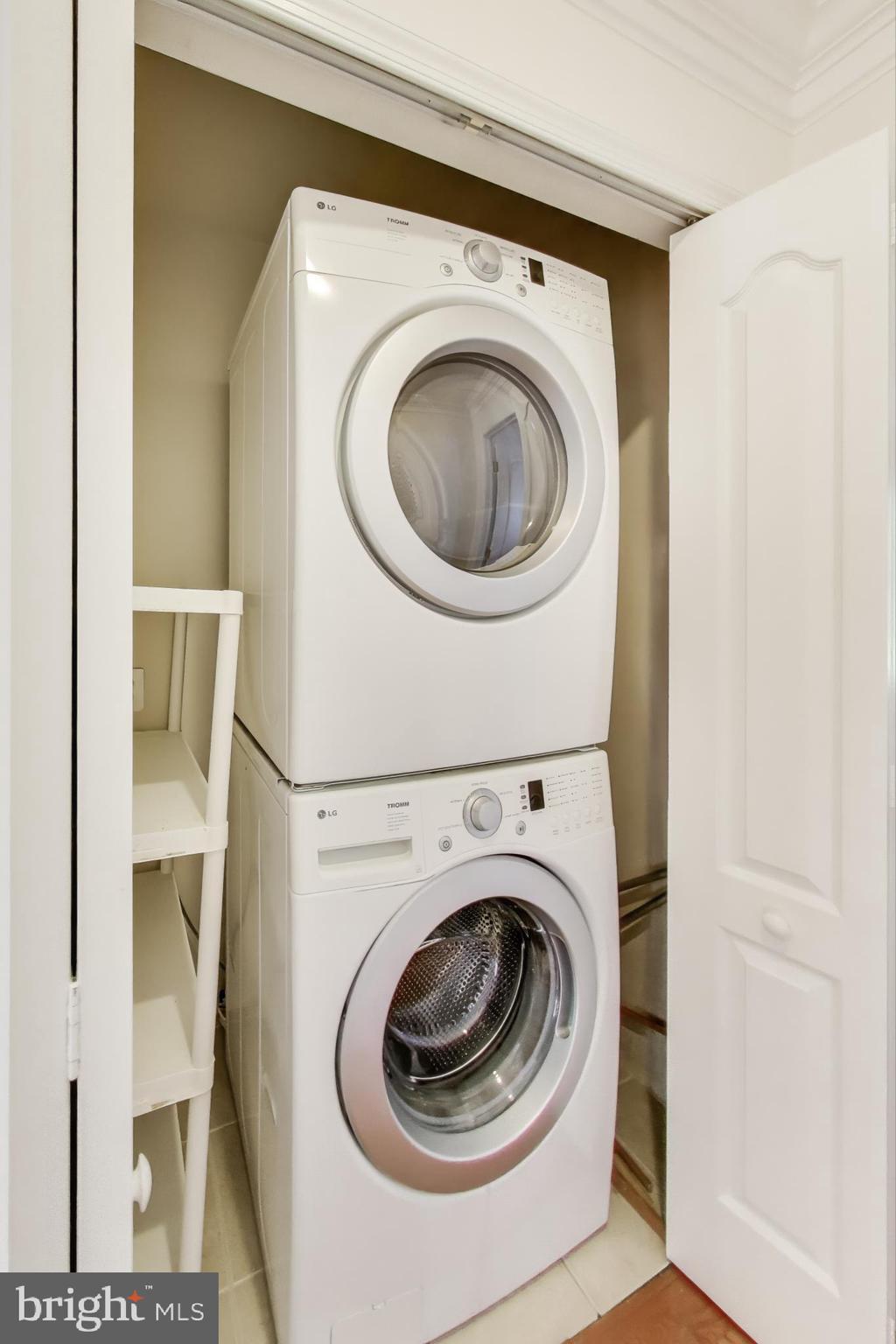 429 Shepherd Street Northwest, Unit 1 Washington, DC 20011 - Photo 28 of 41 Bedroom Level Washer/Dryer