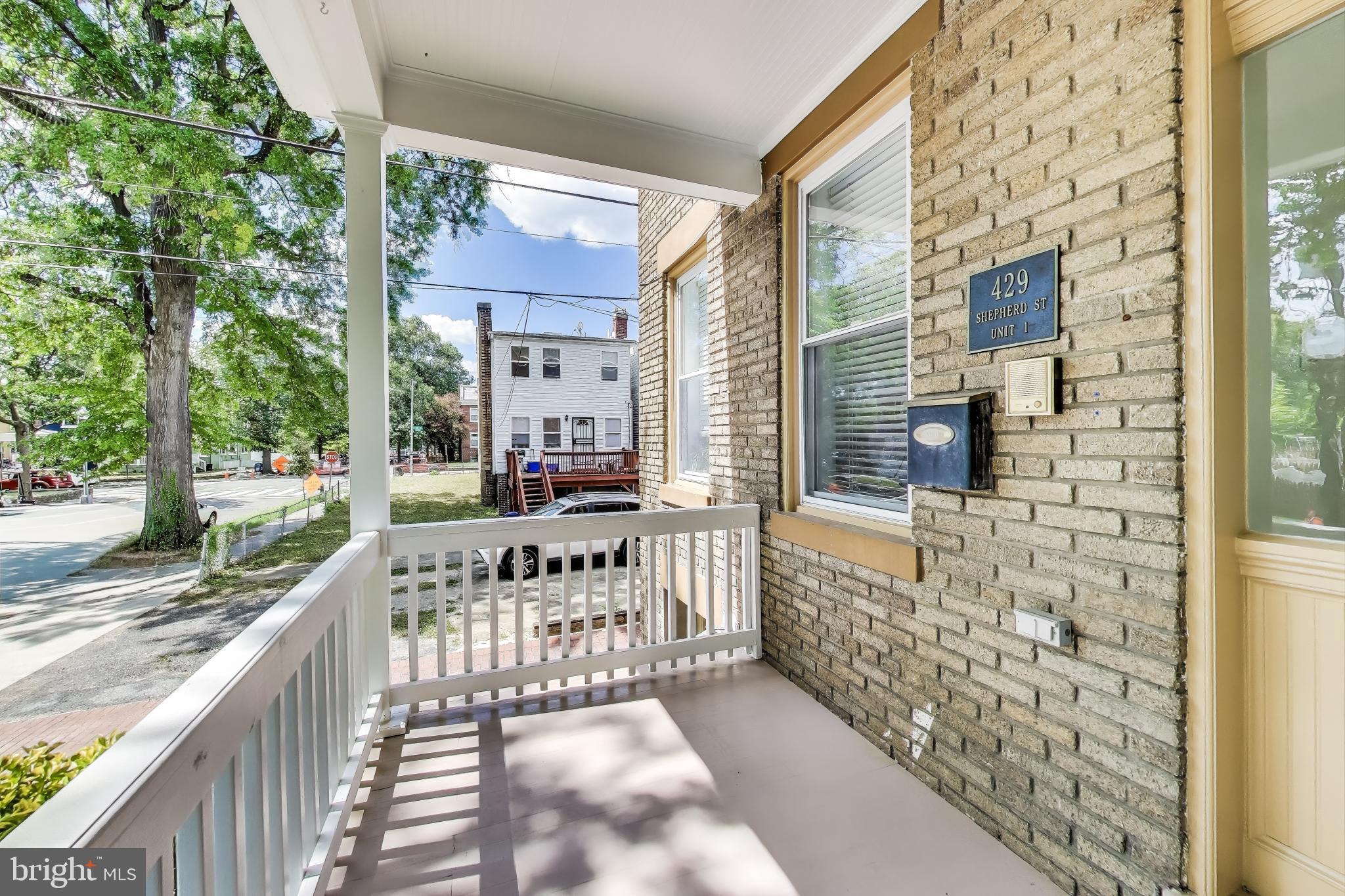 429 Shepherd Street Northwest, Unit 1 Washington, DC 20011 - Photo 29 of 41 Inviting Covered Front Porch