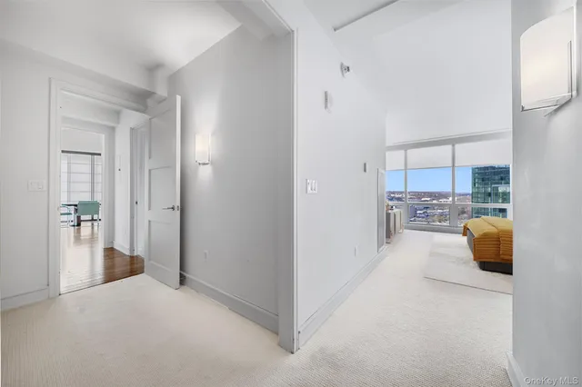 a view of kitchen and dining area