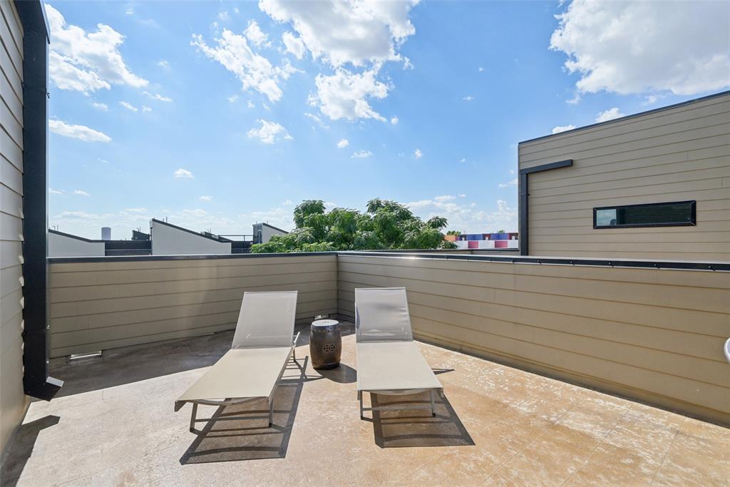 4511 Arberry Lane Dallas, TX 75219 - Photo 30 of 40 Rooftop terrace with skyline views — built for selfies and sunsets.