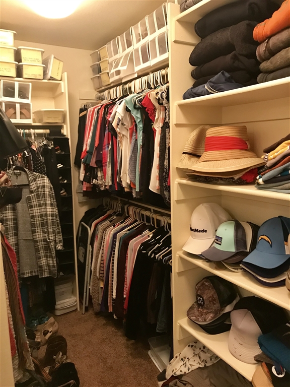 5048 Ashberry Road Carlsbad, CA 92008 - Photo 21 of 25 Master closet has a very good layout and has been organized to maximize the space.