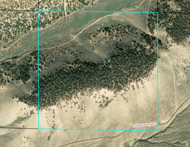 3215 East Little Valley Road Vernal, UT 84078 - Photo 3 of 17 Map / location with property parcel outlined