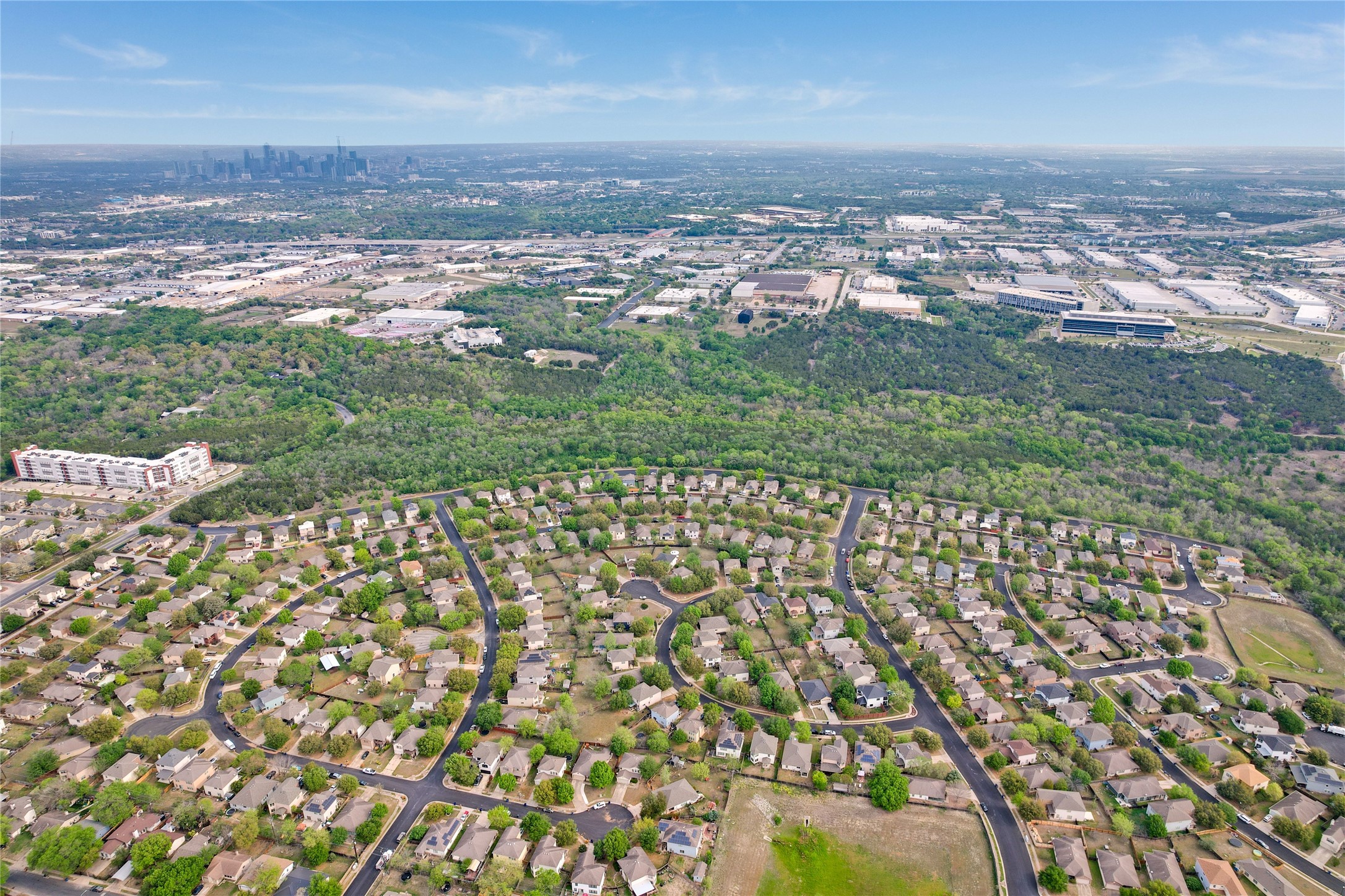 5504 Viewpoint Drive Austin, TX 78744 - Photo 16 of 16 an aerial view of a houses with a yard