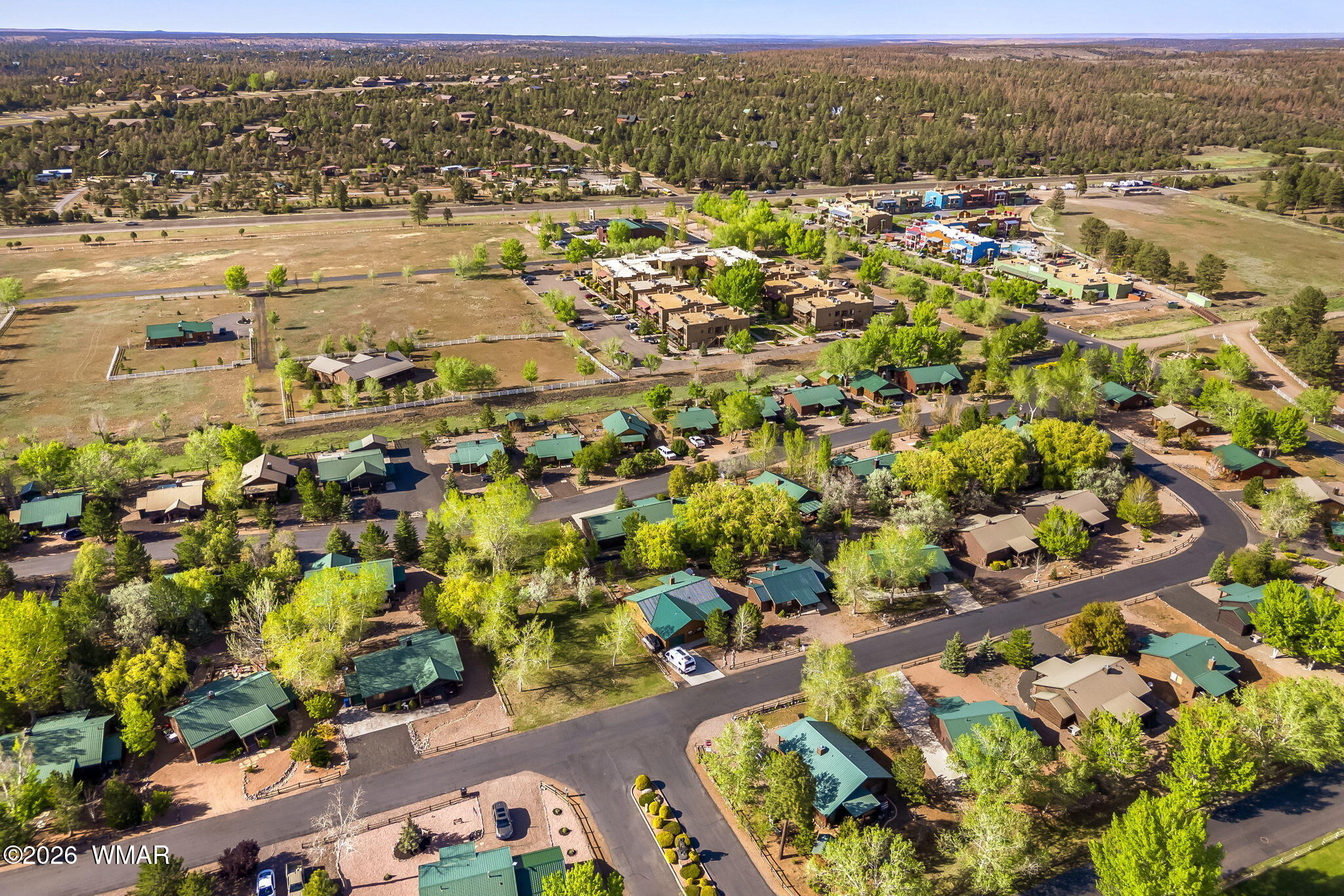 2337 Buffalo Loop Overgaard, AZ 85933 - Photo 33 of 43 an aerial view of residential houses with outdoor space