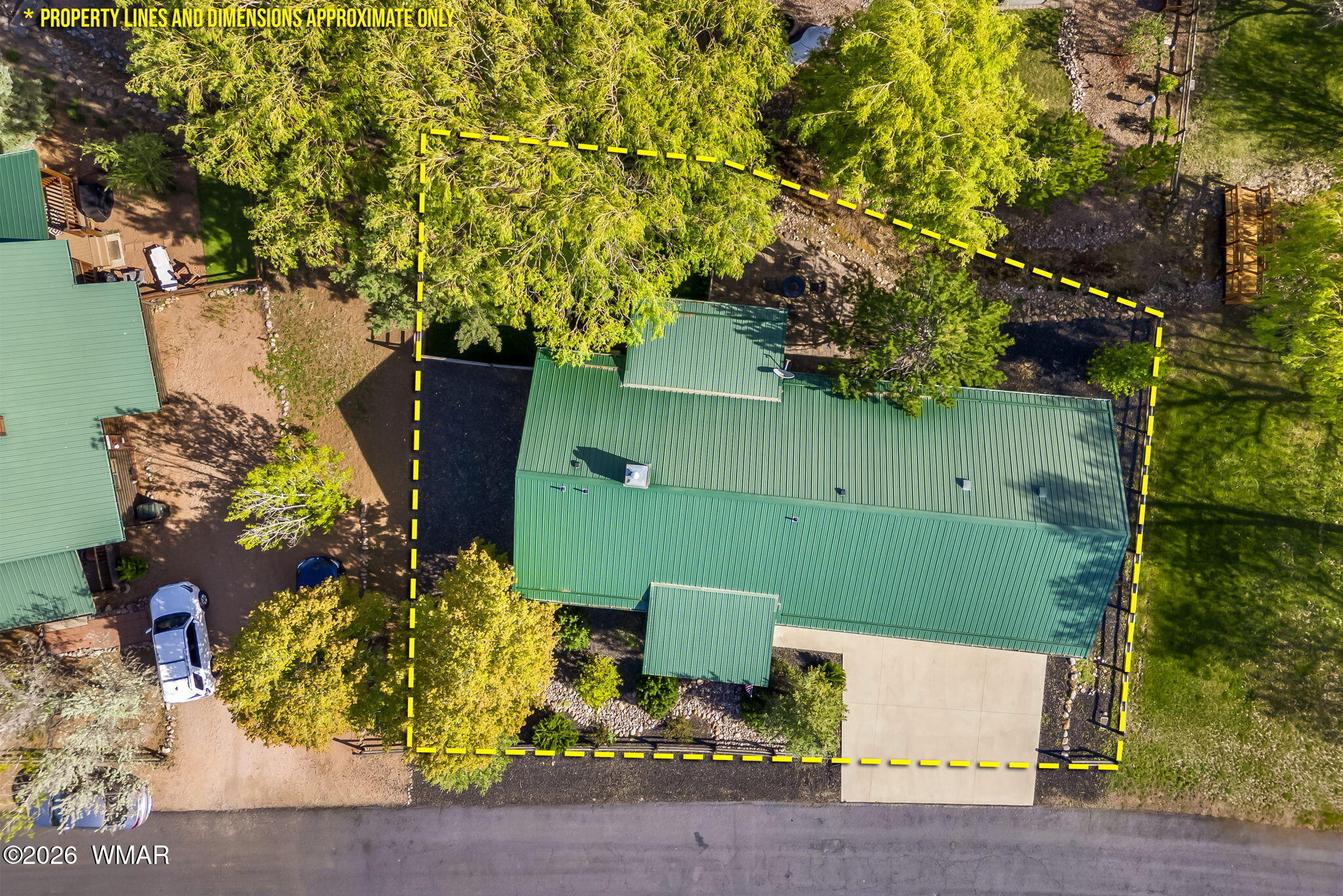 2337 Buffalo Loop Overgaard, AZ 85933 - Photo 34 of 43 an aerial view of a house with a yard basket ball court