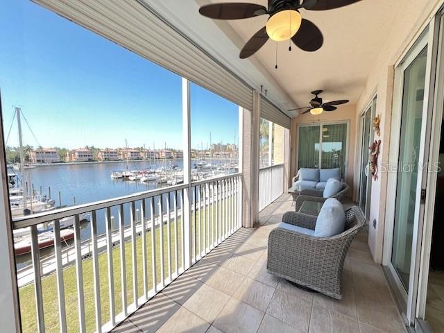 2060 Matecumbe Key Road, Unit 2301 Punta Gorda, FL 33955 - Photo 10 of 41 a balcony with furniture