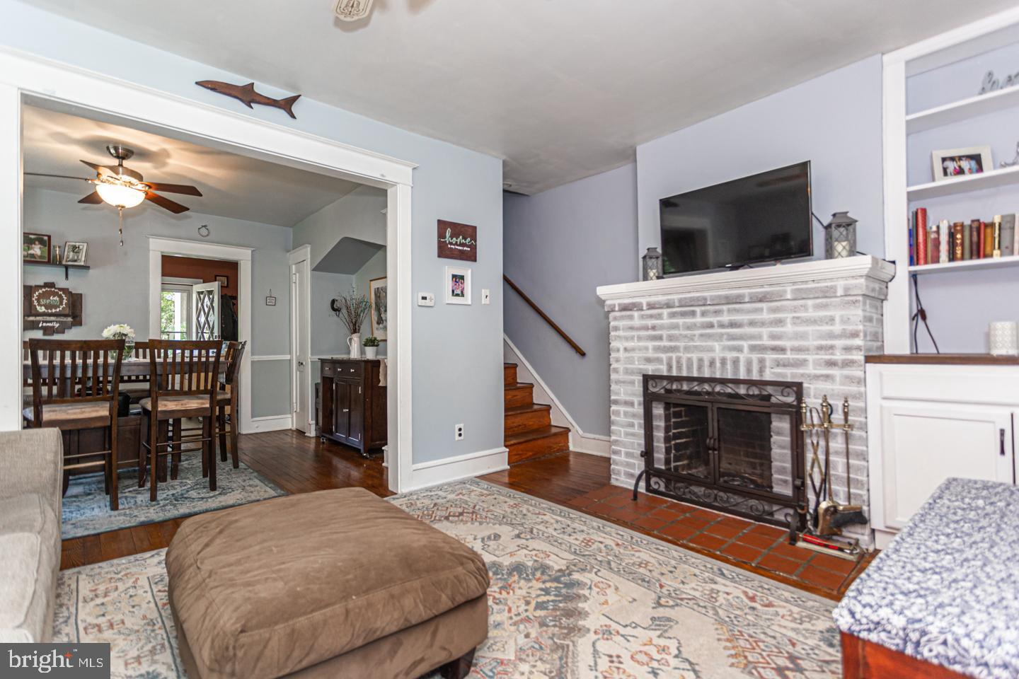 239 Ellis Road Willow Grove, PA 19090 - Photo 10 of 33 Wood burning Fireplace