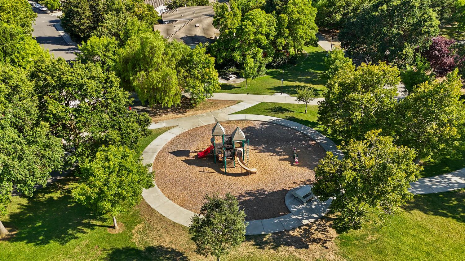 1818 Moore Boulevard, Unit 201 Davis, CA 95618 - Photo 40 of 40 an aerial view of a house with a yard