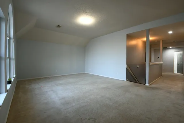 a backyard of a house