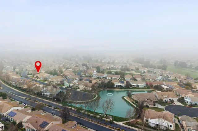 an aerial view of city