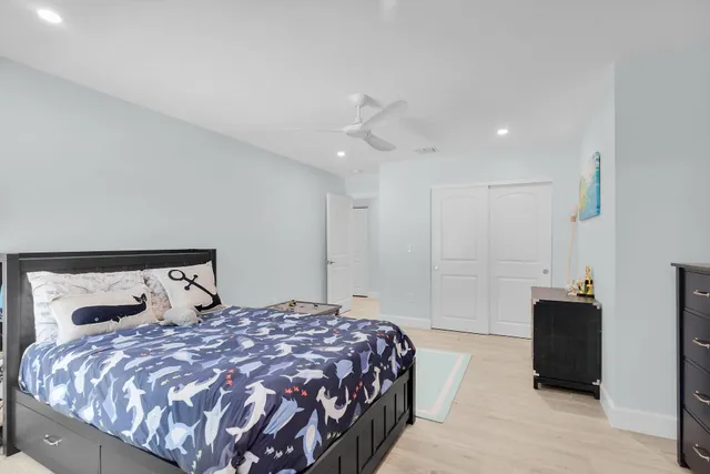 a view of a hallway with washer and dryer