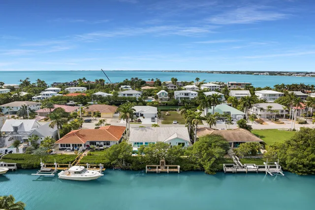 an aerial view of ocean residential house with outdoor space