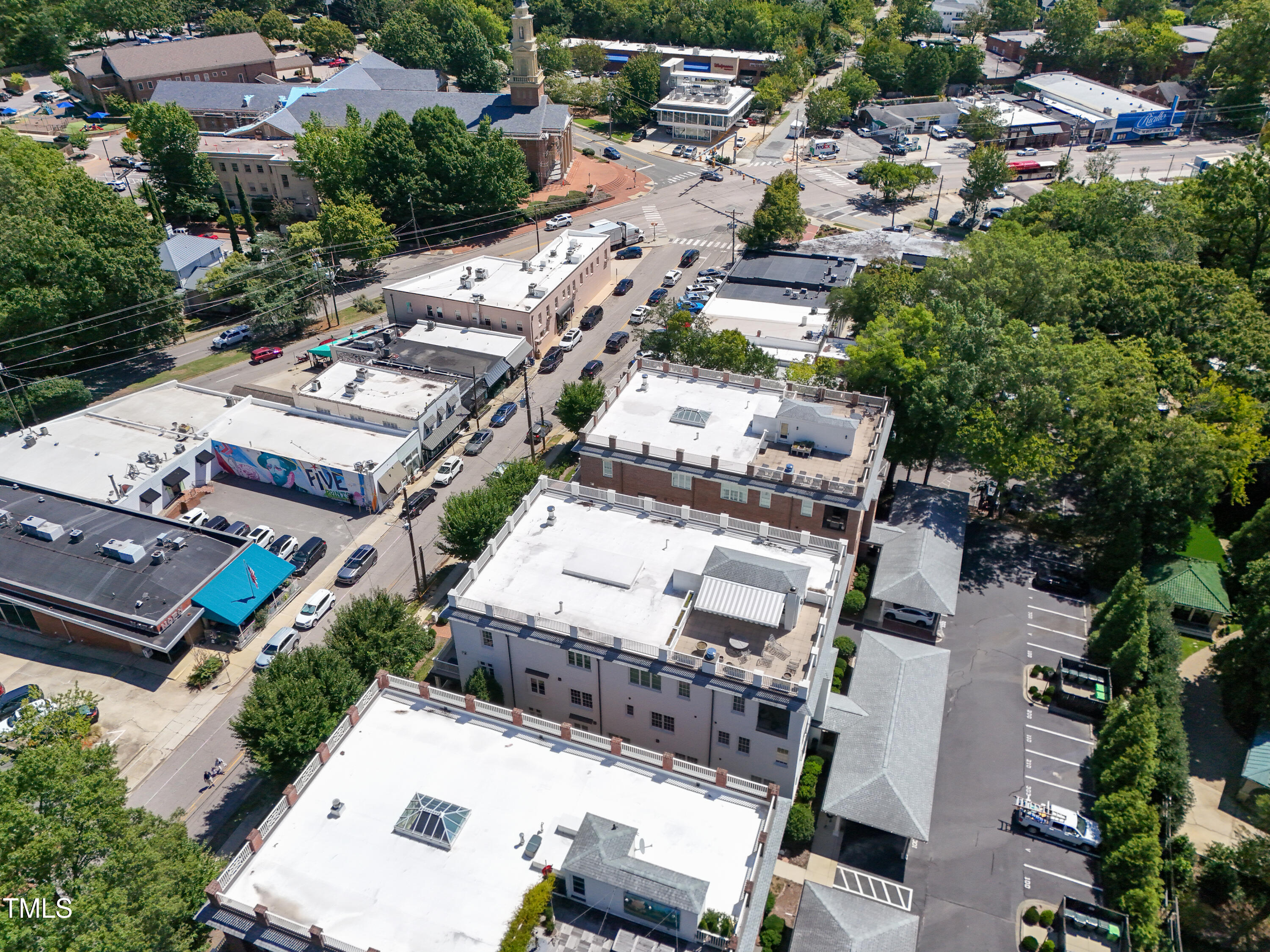 2015 Fairview Road, Unit 200 Raleigh, NC 27608 - Photo 46 of 58 an aerial view of a city
