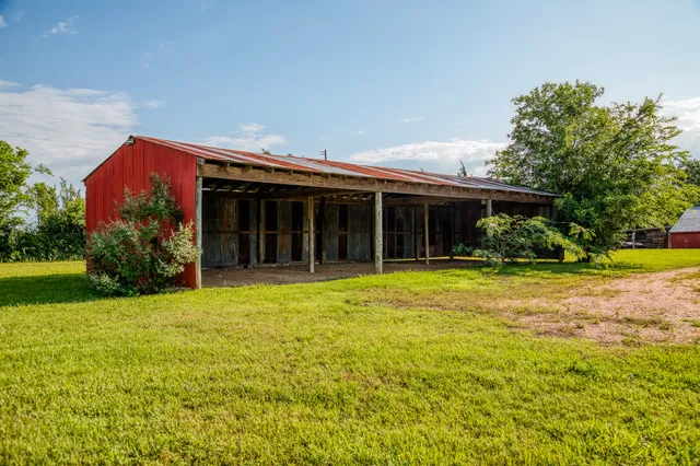 a view of a house with a garden