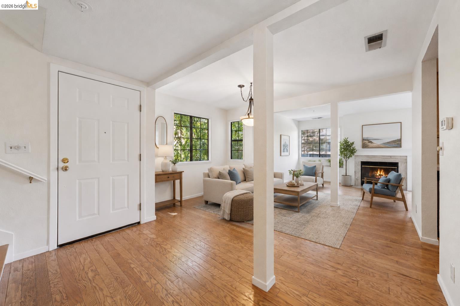 261 Redhawk Road Novato, CA 94949 - Photo 2 of 44 Hardwood flooring throughout the entry and main living area