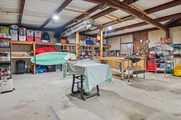 a view of storage and utility room